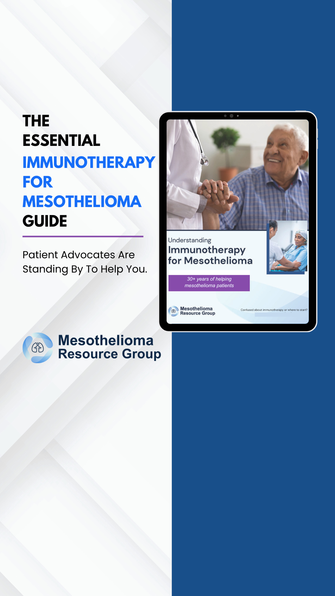 Mesothelioma Resource Group Facebook ad from May 2, 2025