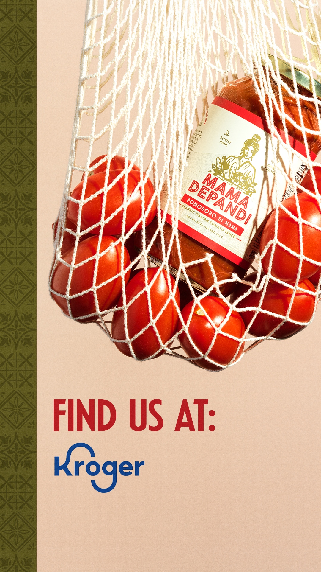 Mama DePandi Facebook ad: Find Us At Kroger