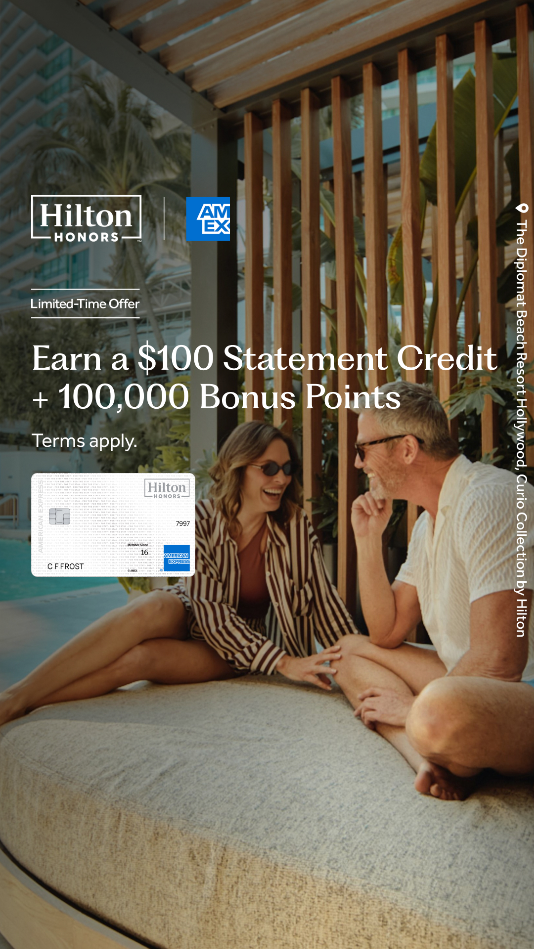 Hilton Facebook ad