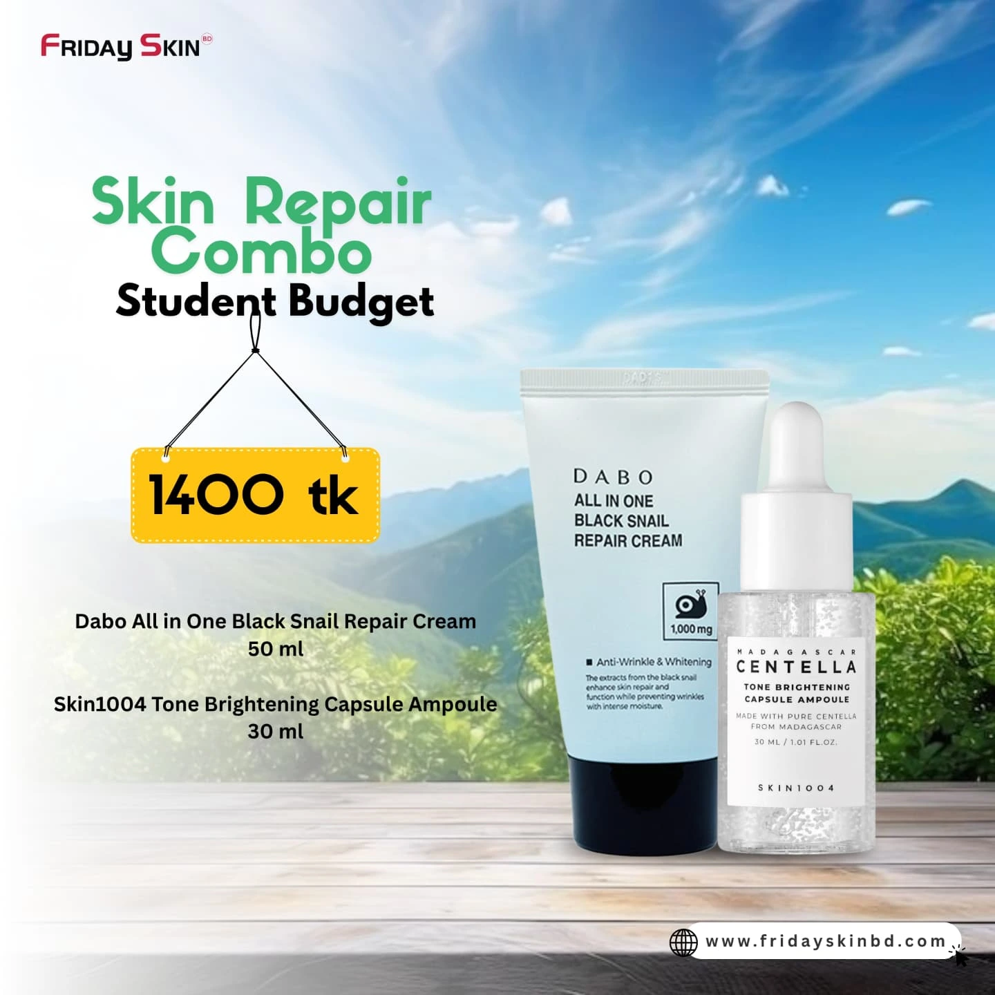 Friday Skin BD Facebook ad