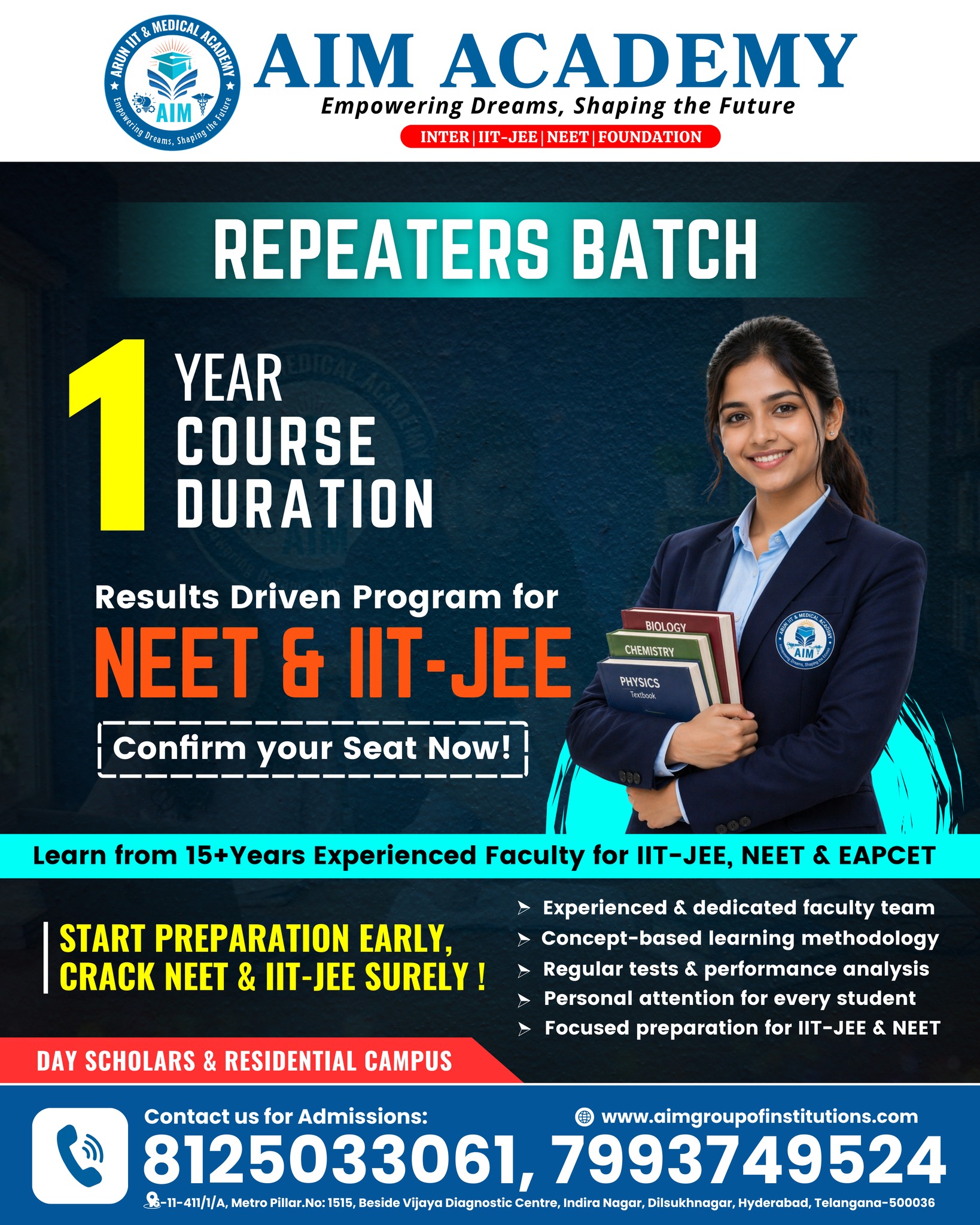 AIM Academy - Arun IIT & Medical Academy Facebook ad