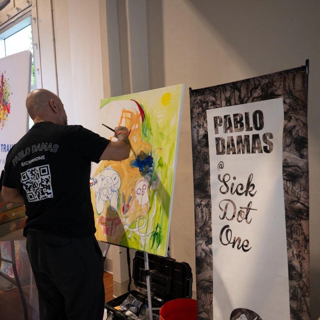 Artists For Trauma Facebook ad: Discover The Joy Of Healing Through Art