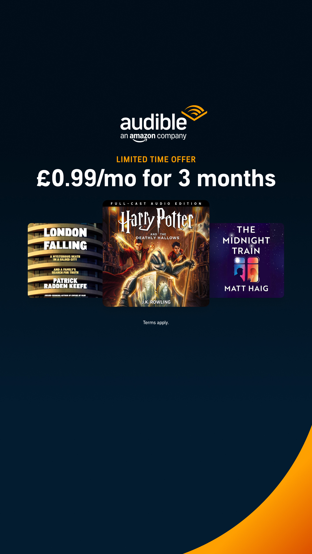 Audible Facebook ad