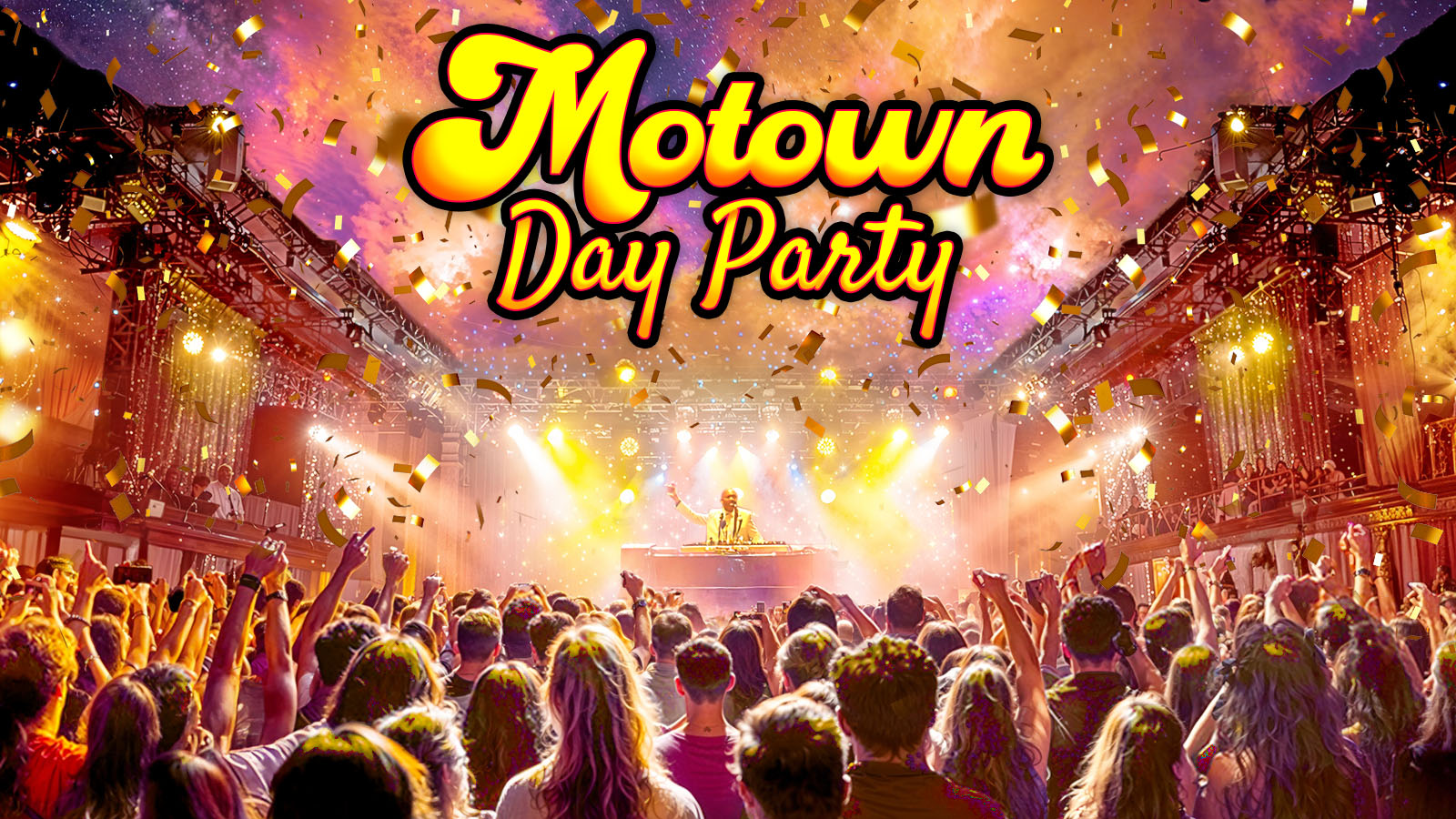 Motown Day Party Facebook ad: Motown Day Party: Newcastle