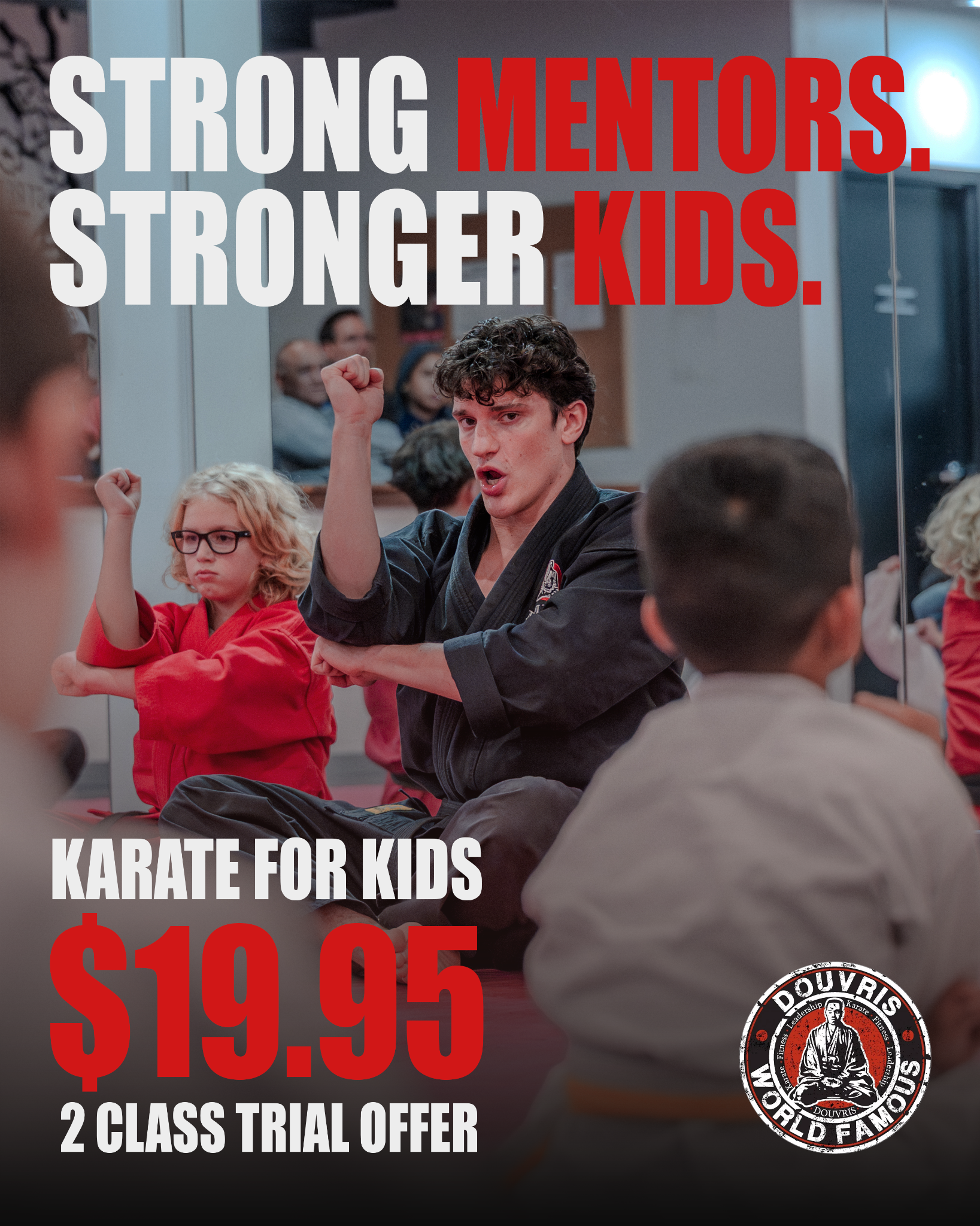 Douvris Martial Arts Orleans Facebook ad from Jan 30, 2026