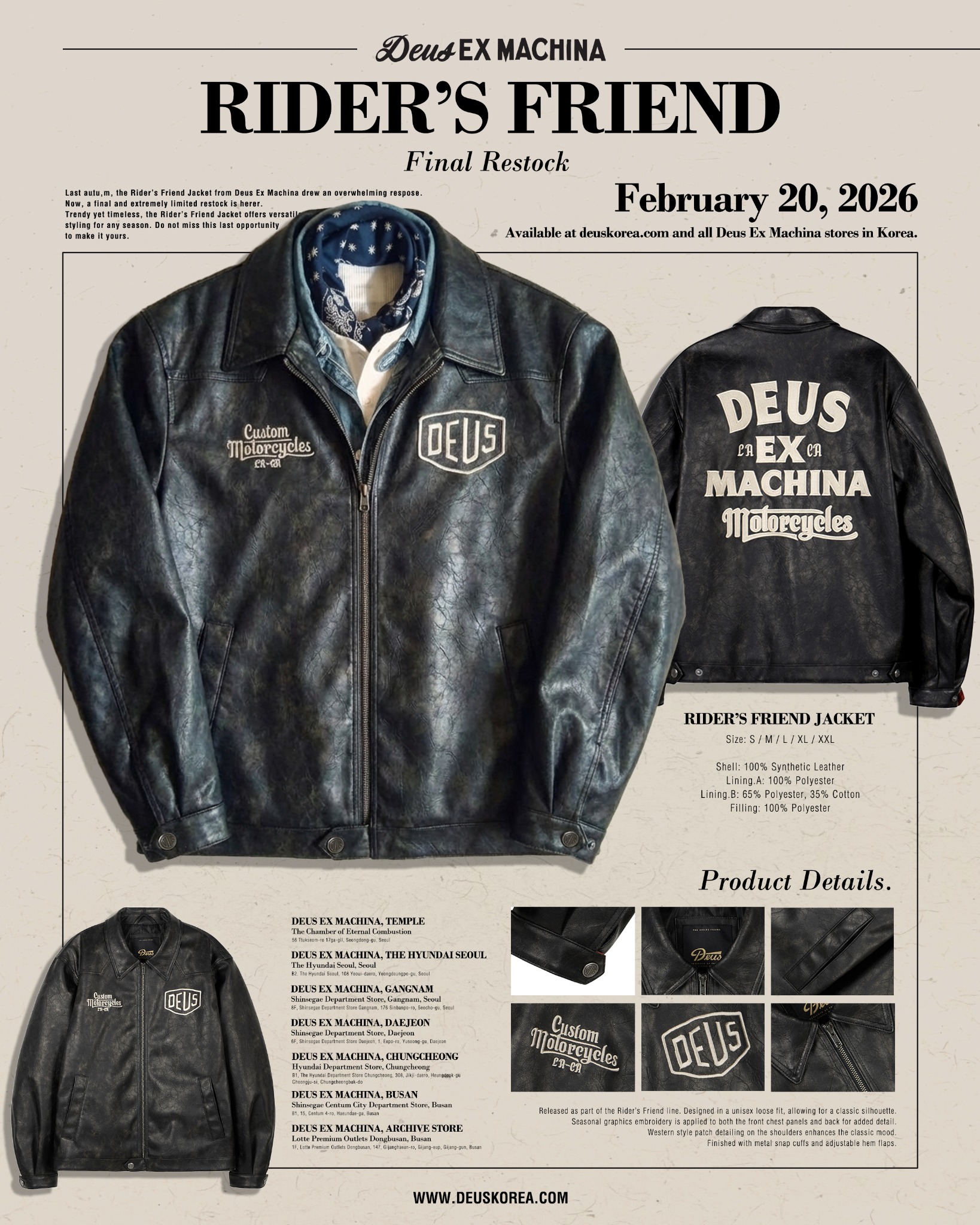 Deus Ex Machina Motorcycles Facebook ad