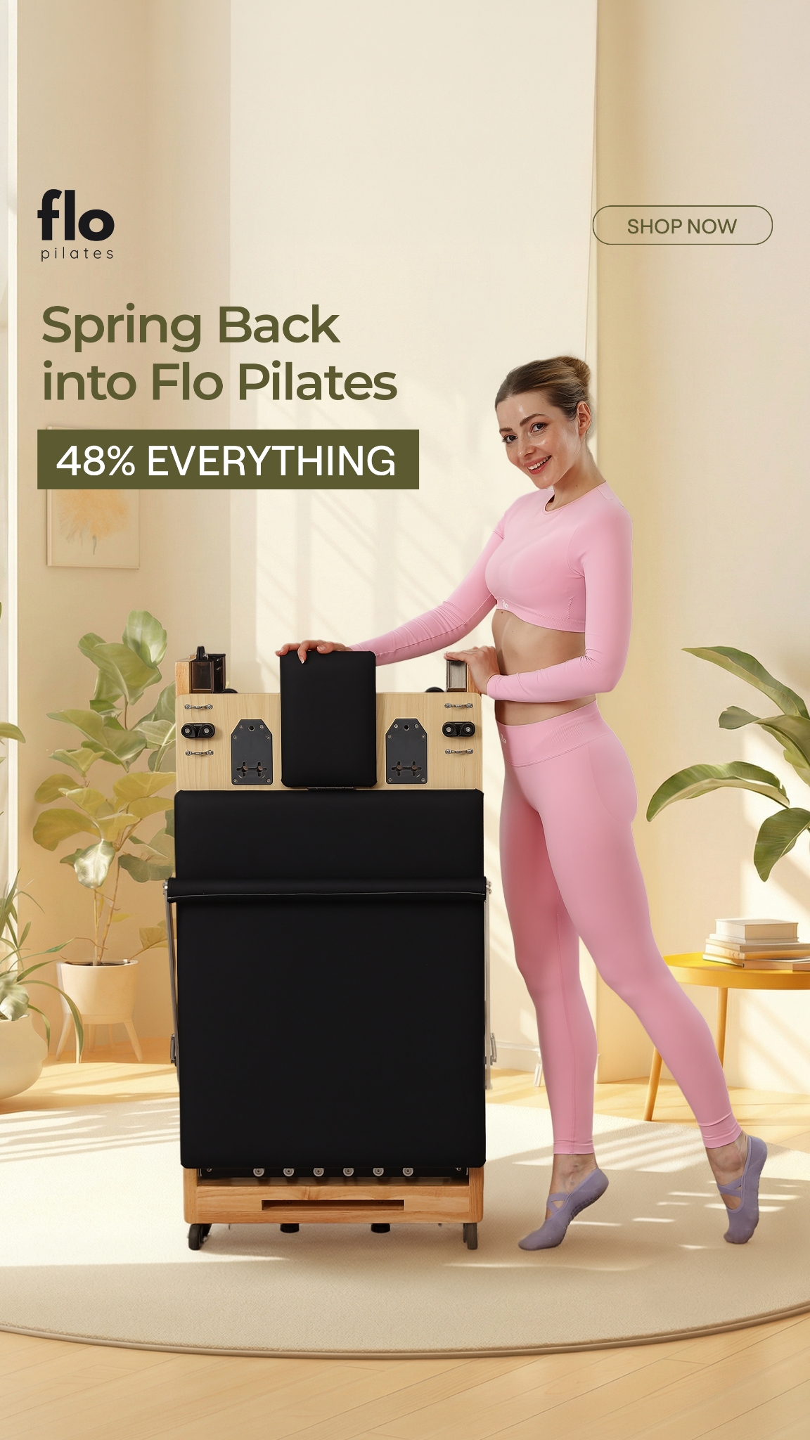 Flo Pilates Facebook ad