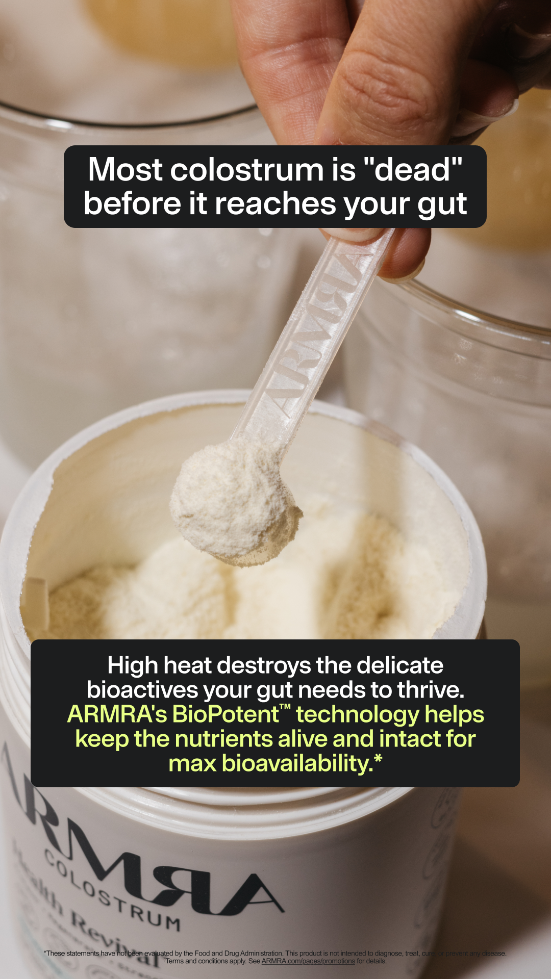 ARMRA Facebook ad