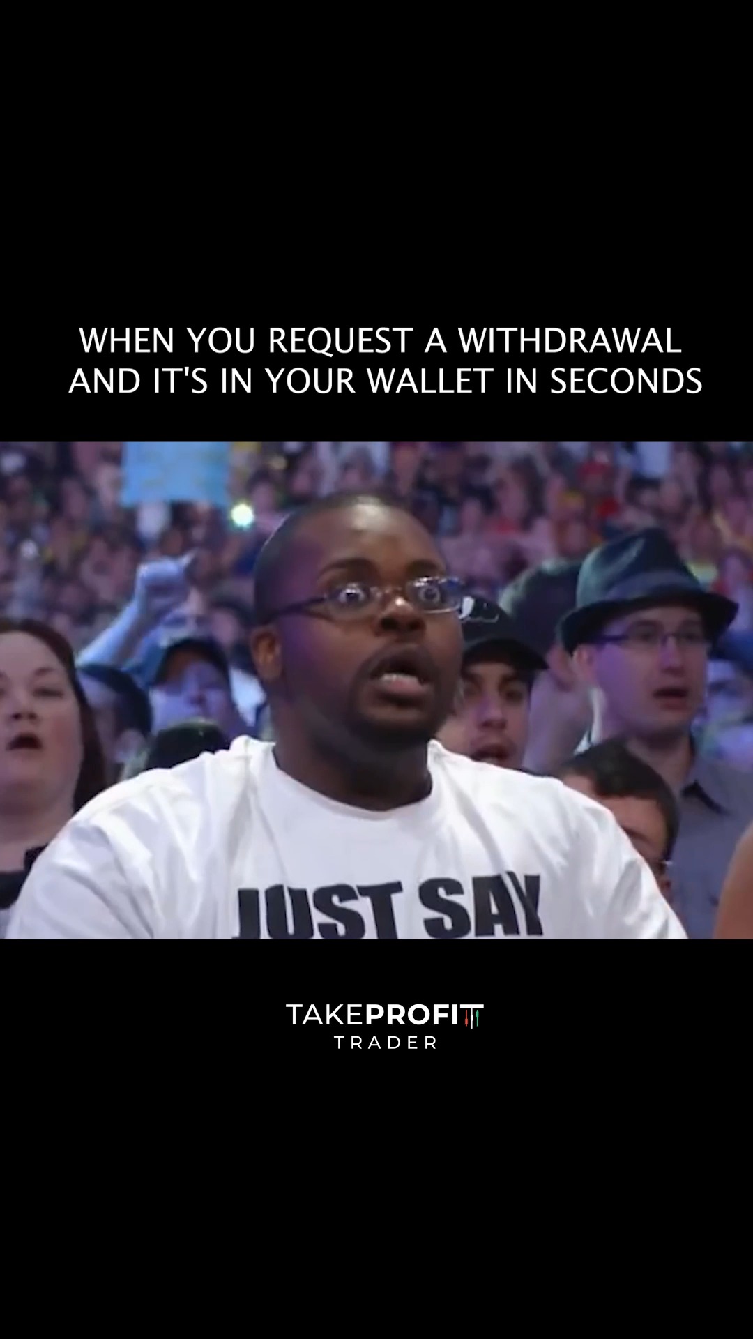 Take Profit Trader Facebook ad: No more waiting on your money.