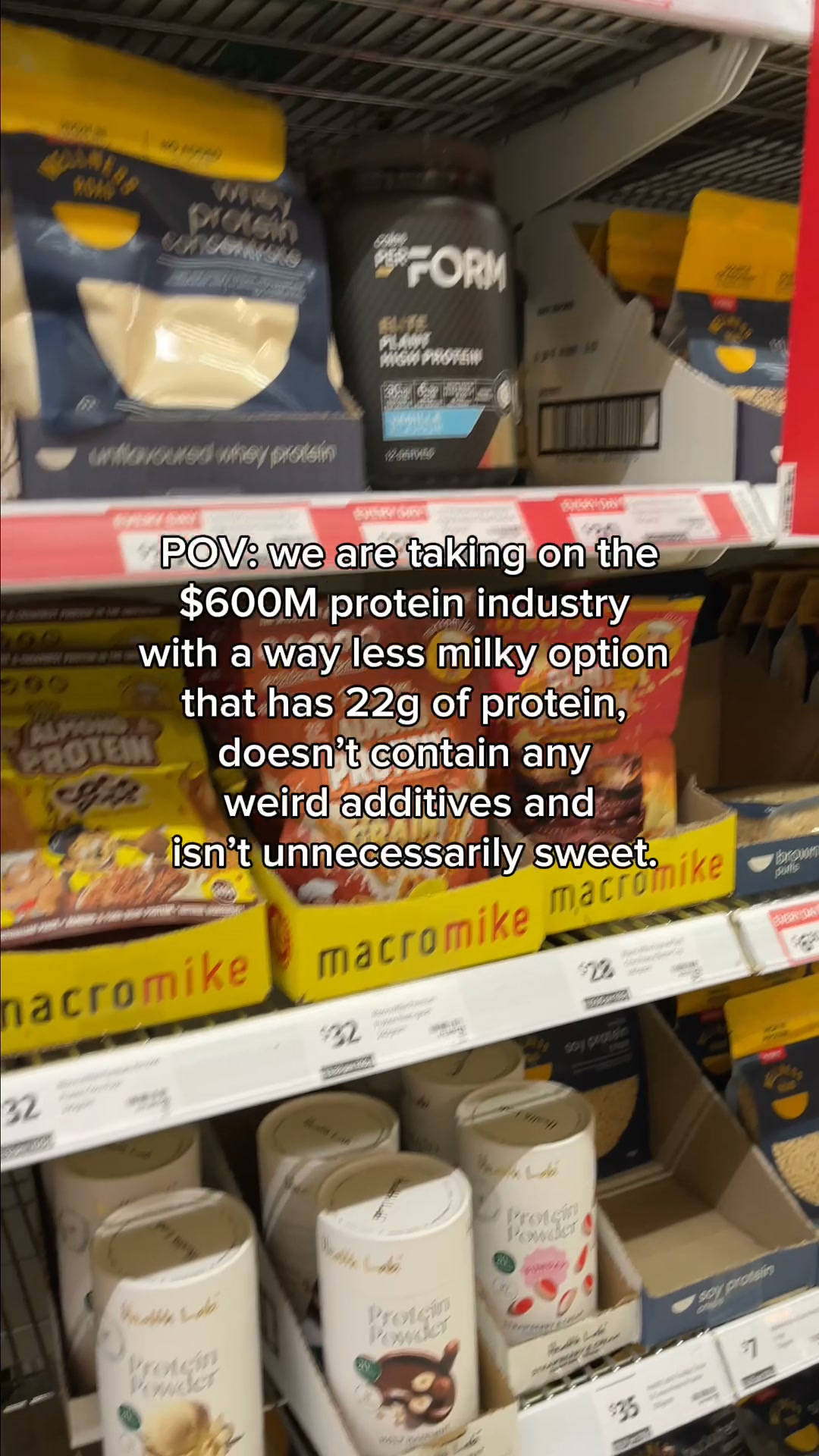 Nutra Naturals Facebook ad: Protein that loves you back