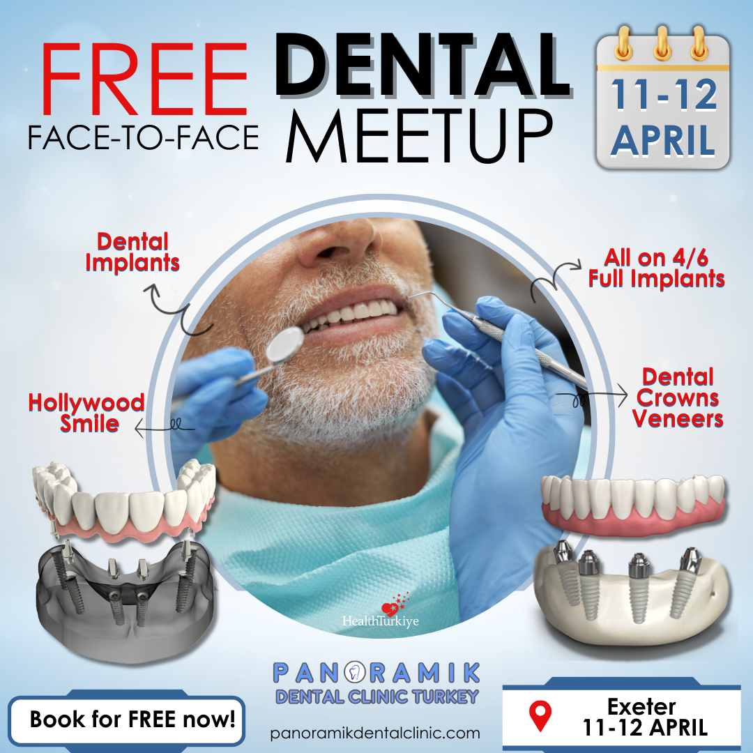 Panoramik Dental Clinic Turkey Facebook ad: Exclusive Dental Examination in Exeter