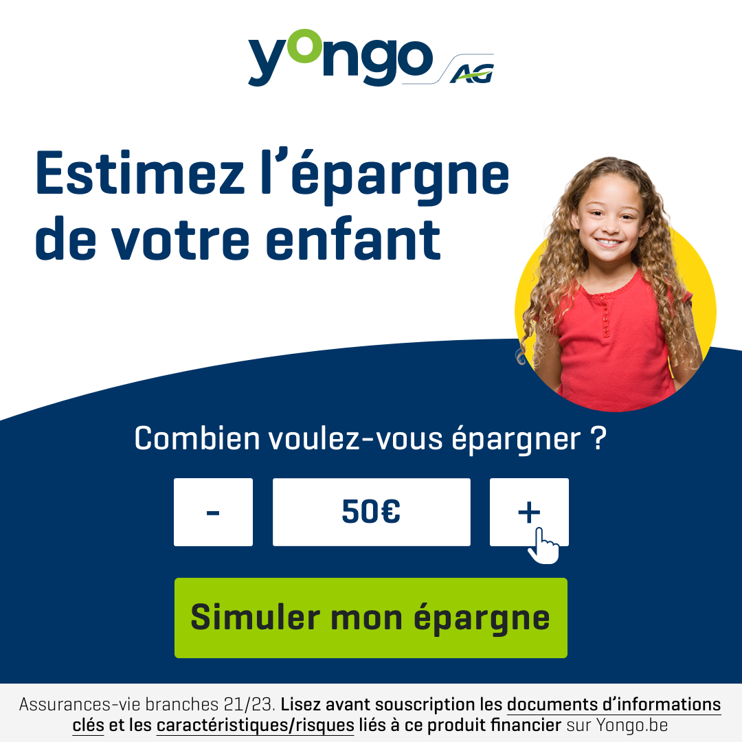 Yongo Belgium Facebook ad from Jul 6, 2026