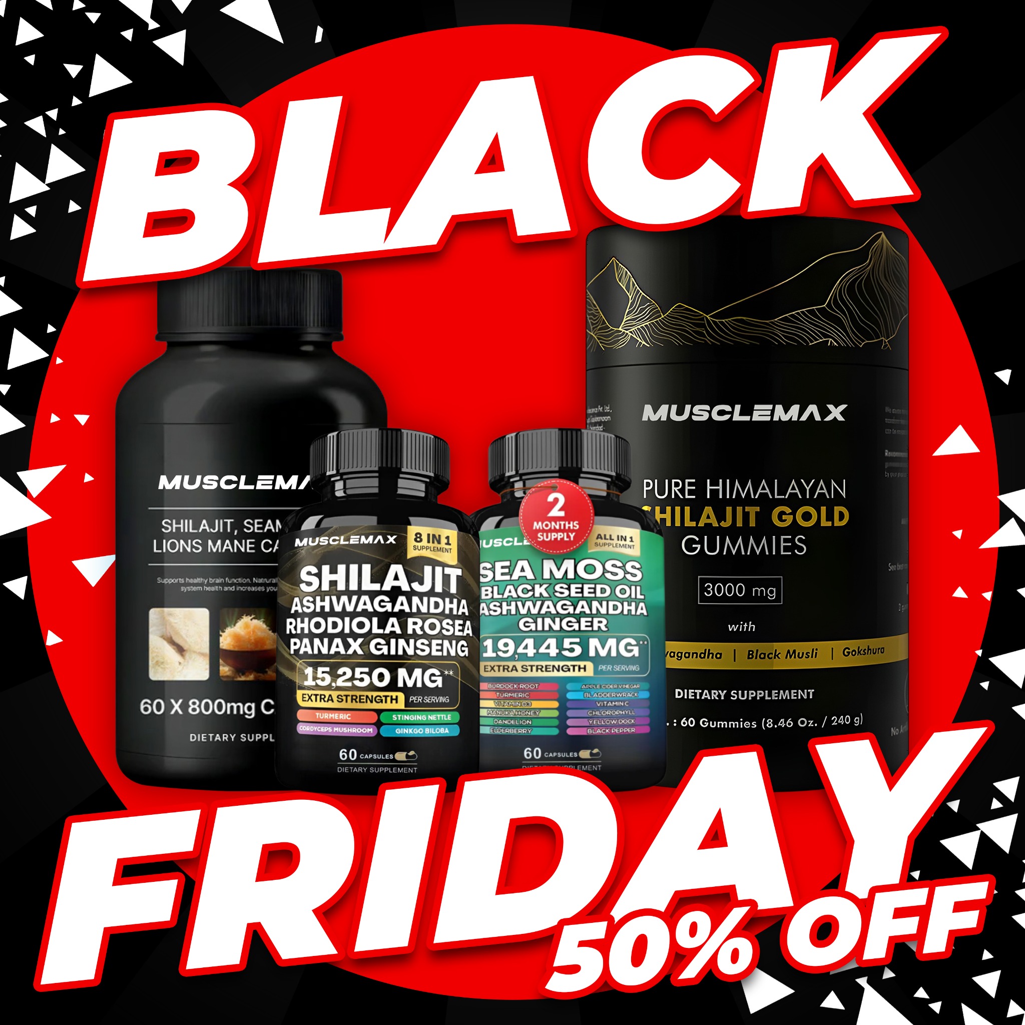 MuscleMax Nutrition Facebook ad
