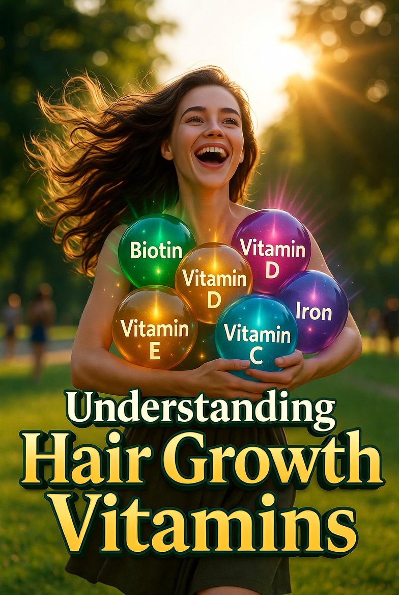 Healthy Habits Daily Facebook ad: Understanding Hair Growth Vitamins