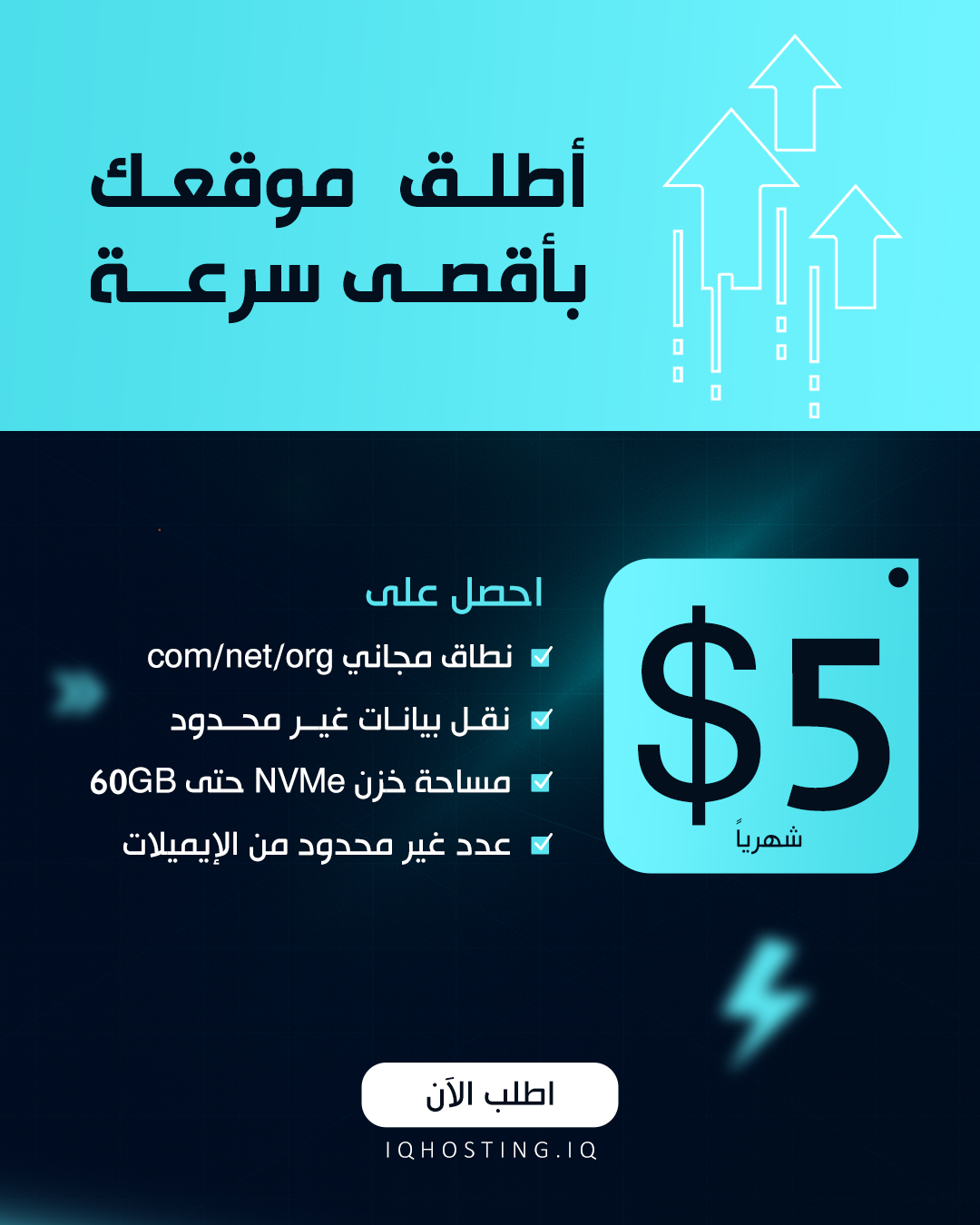 IQ Hosting Facebook ad