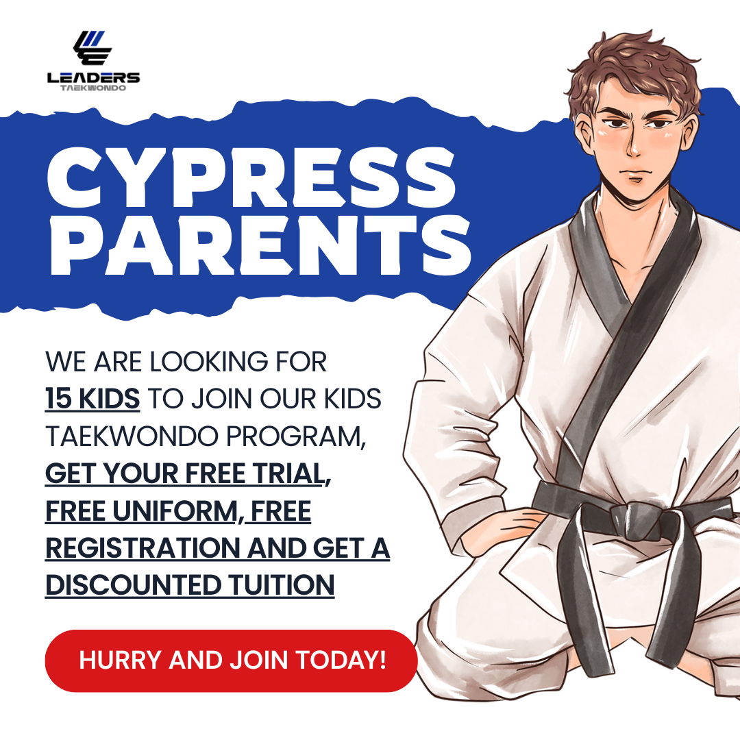 Leaders Taekwondo Cypress, TX Facebook ad