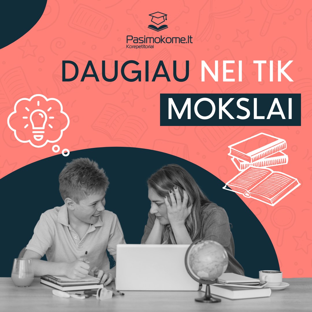 Pasimokome.lt korepetitoriai Facebook ad