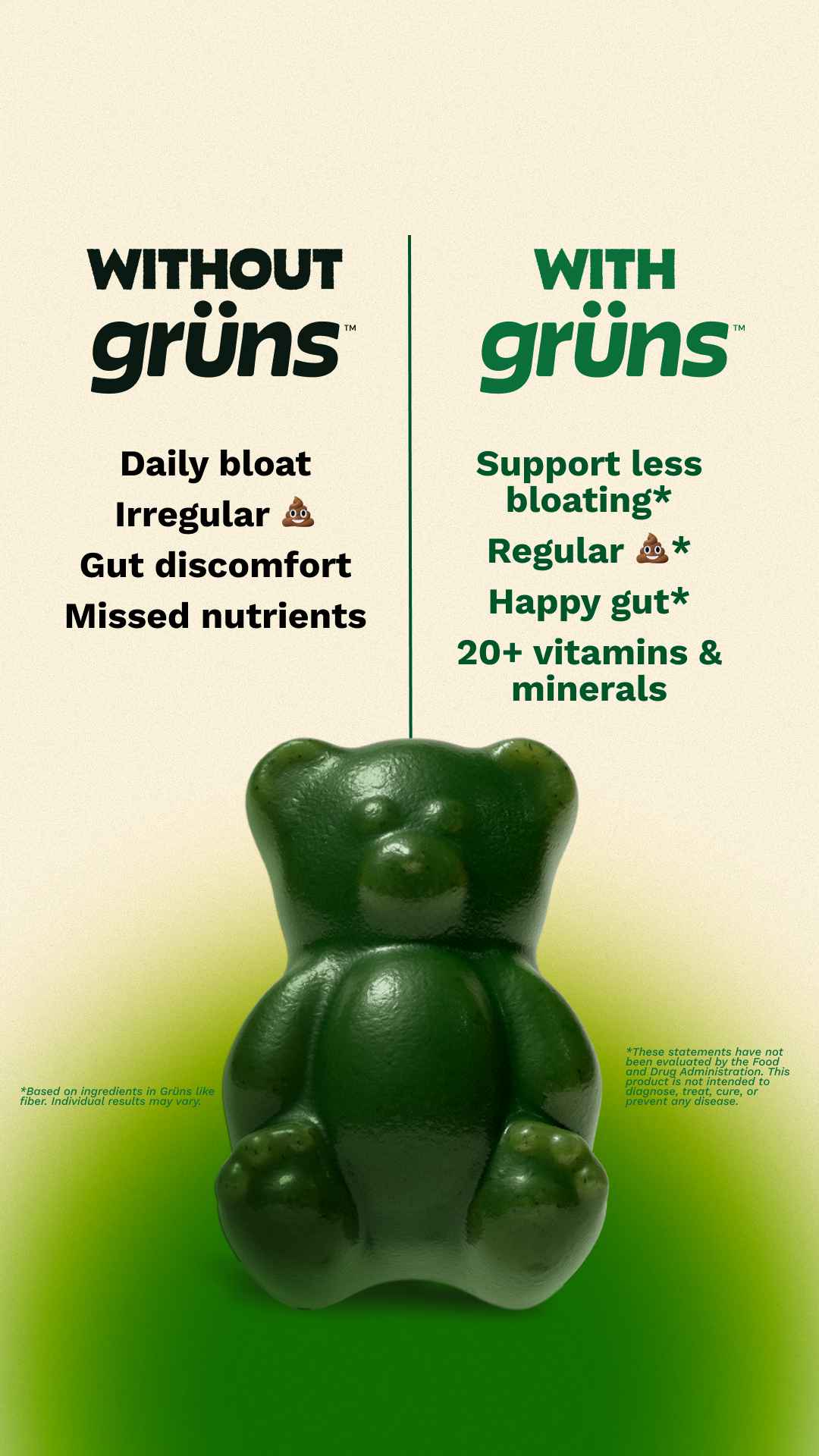 Grüns Facebook ad