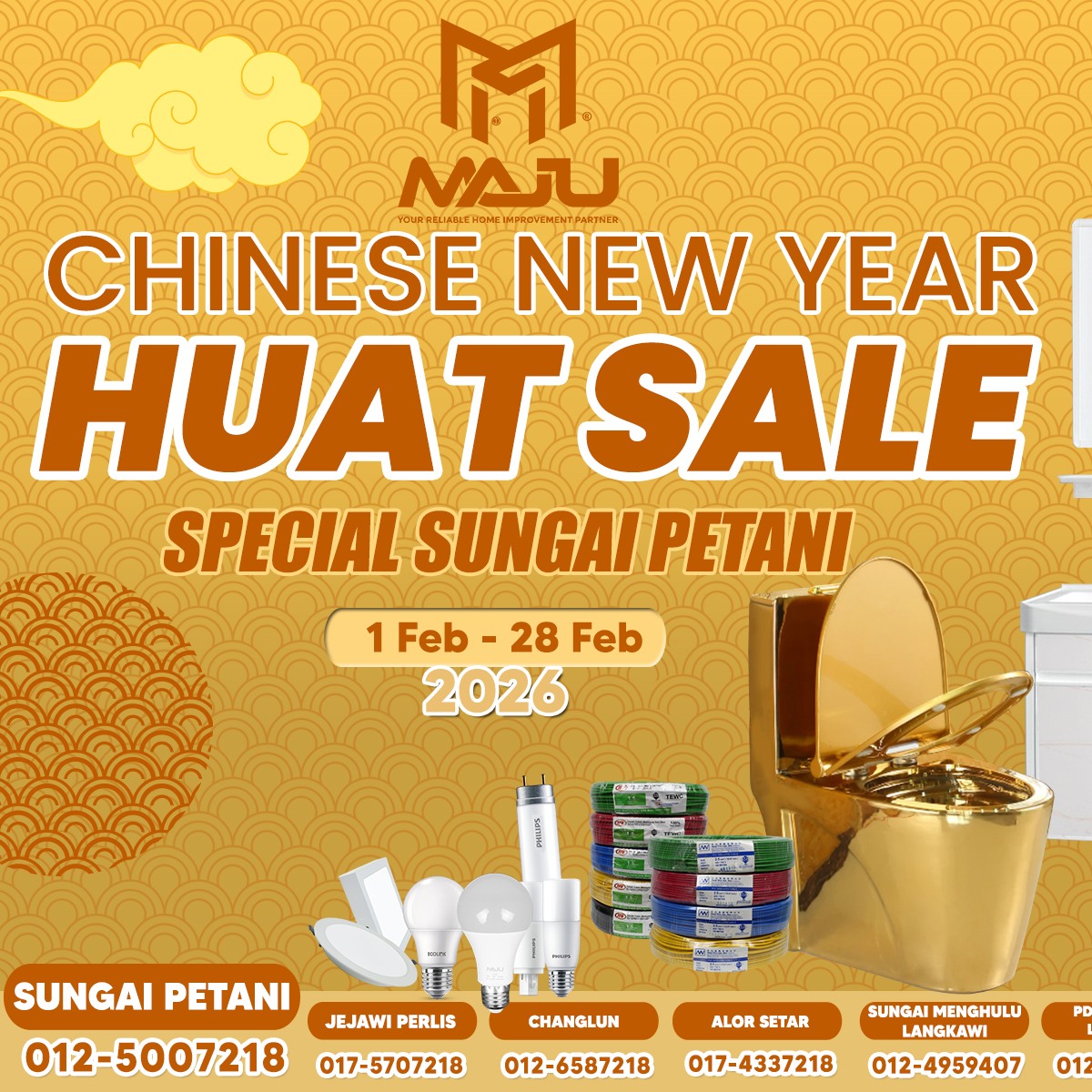 MAJU Facebook ad: CHINESE NEW YEAR SALE 2026