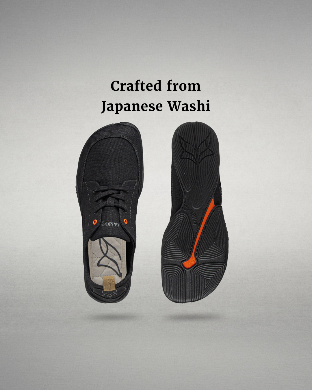Wildling Shoes Facebook ad: Made from Japanese washi