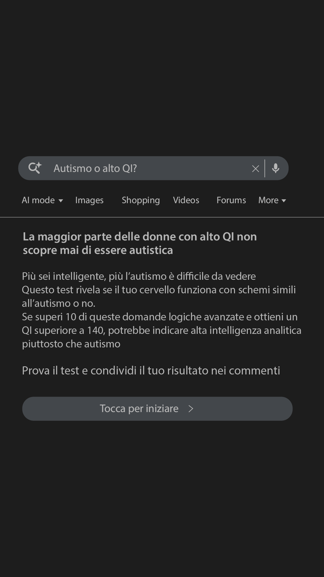 Test de Inteligencia Facebook ad