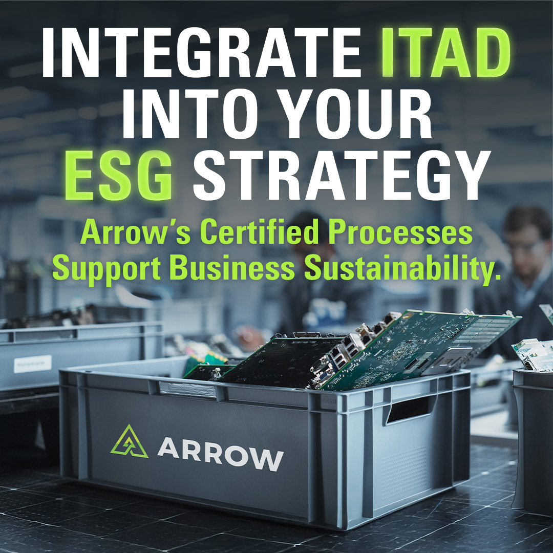 Arrow Scrap Metal & E-Waste Facebook ad: ITAD With Arrow E-Waste