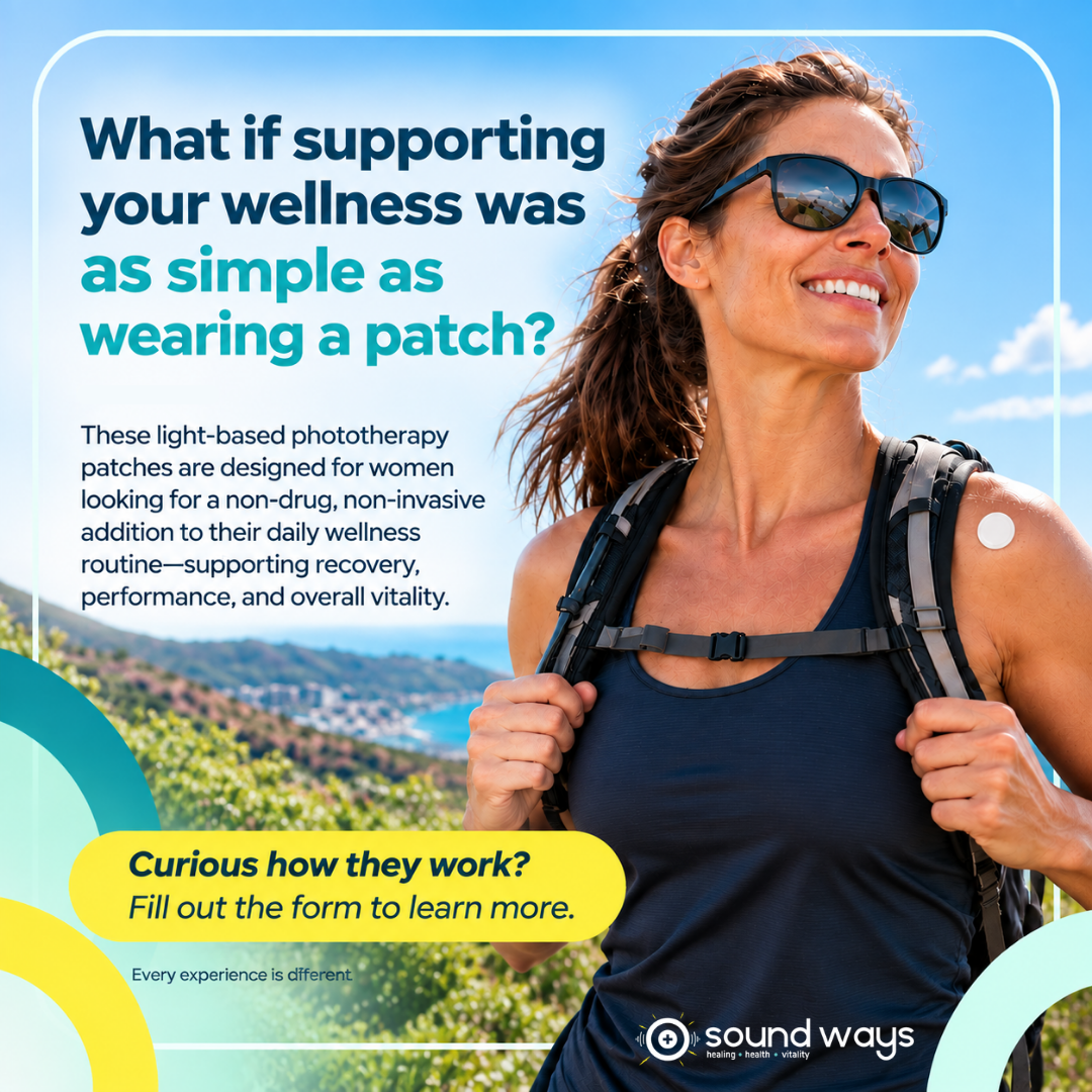 Sound Ways Facebook ad: Wellness Designed for Women