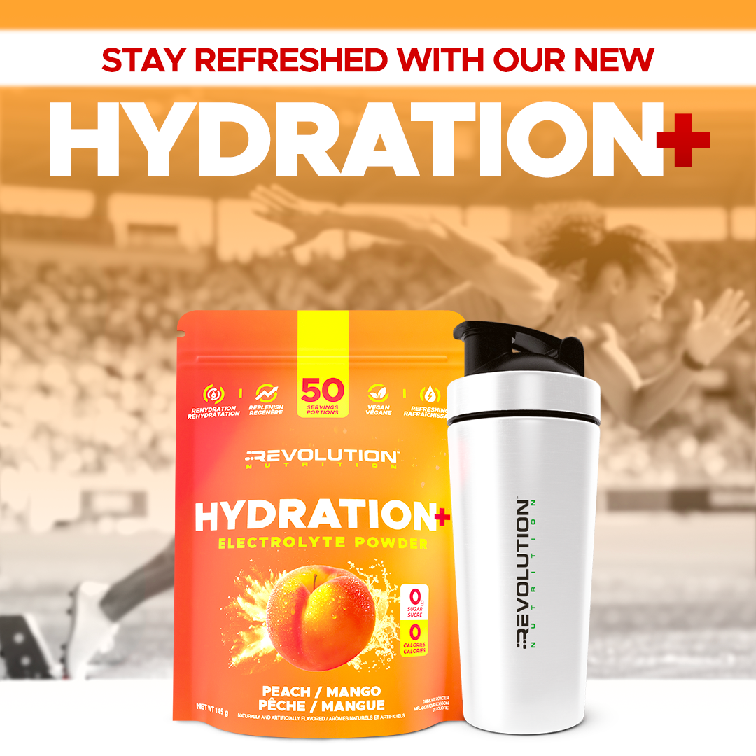 Revolution Nutrition Facebook ad: Meet Hydration+ Electrolyte, the zero-sugar formula that…