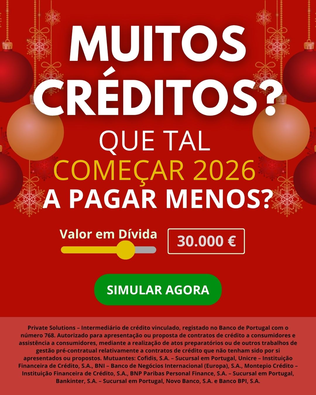 Portal da Poupança Facebook ad: Simulador Crédito