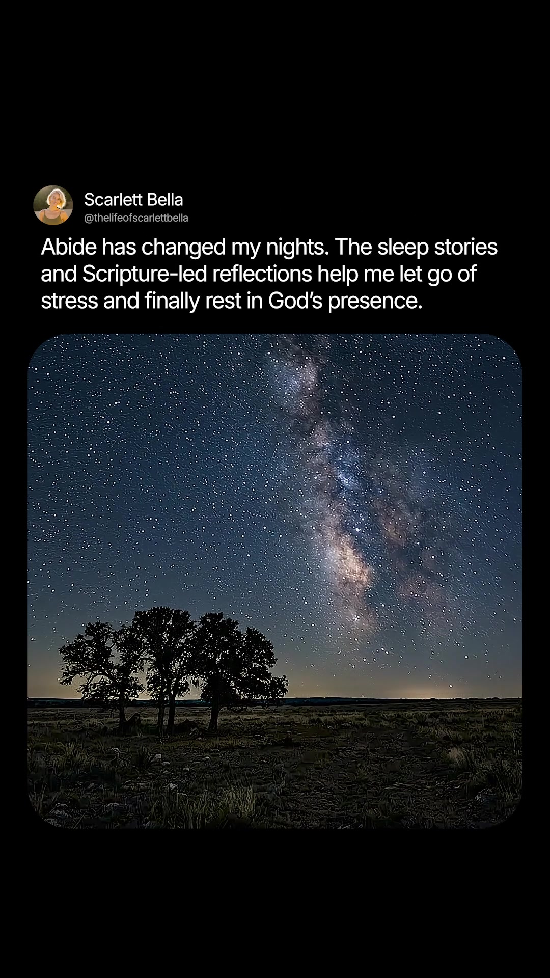 Abide from Guideposts Facebook ad: Grow closer to God with Abide