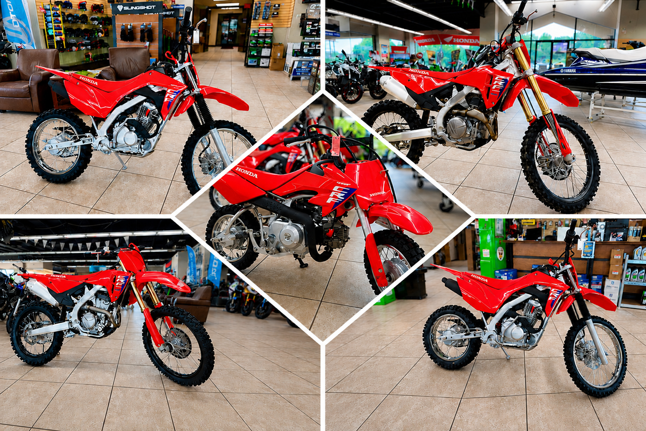 Full Throttle Powersports Facebook ad: Honda Dirt Bikes
