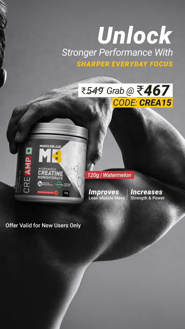 MuscleBlaze Facebook ad