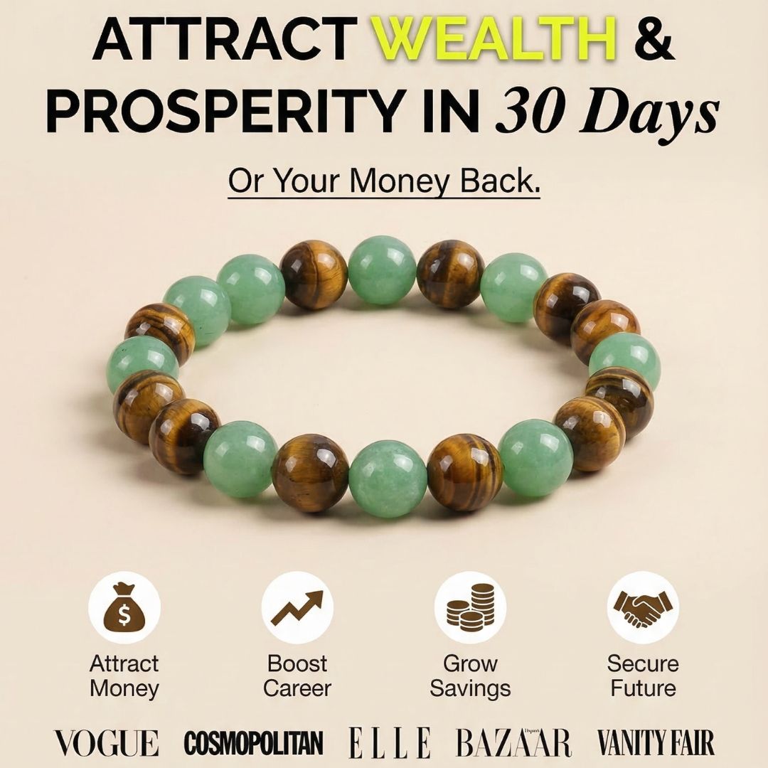 Circle of Love Co. Facebook ad: Money Bracelet, Attract Prosperity & Confidence