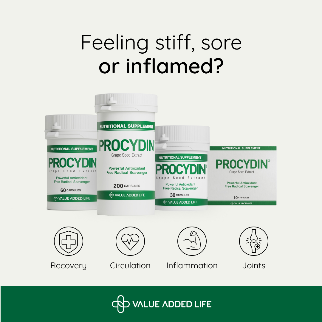Value Added Life Health Products Facebook ad: Support your body from within with Procydin.