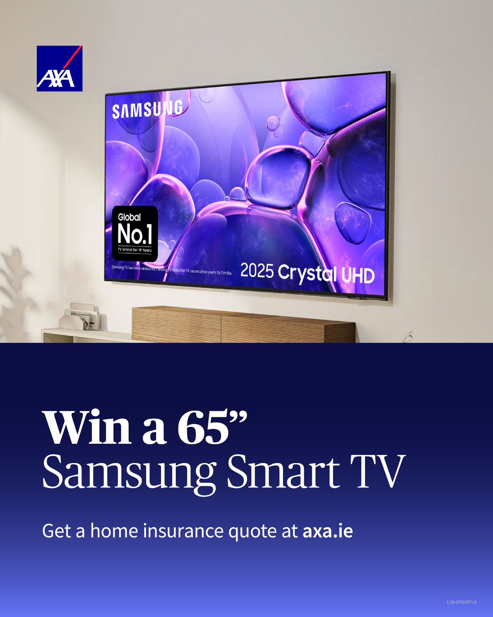 AXA Ireland Facebook ad: AXA Home Insurance