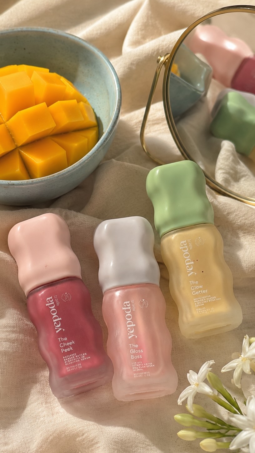 Yepoda.it Facebook ad: Hai mai sentito parlare di skincare colorata?