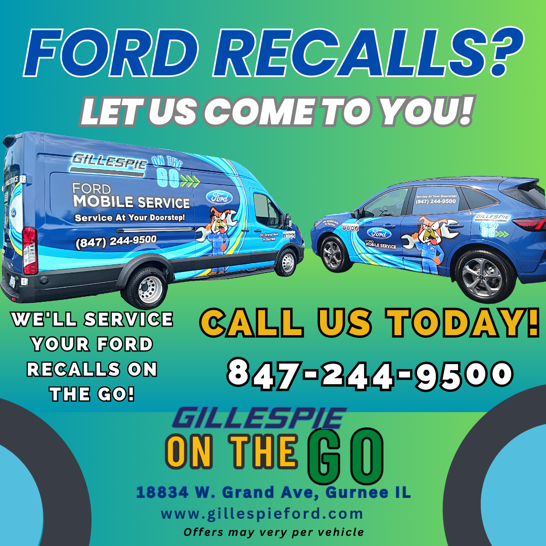 Gillespie Ford Facebook ad: Gillespie Ford Mobile Recall