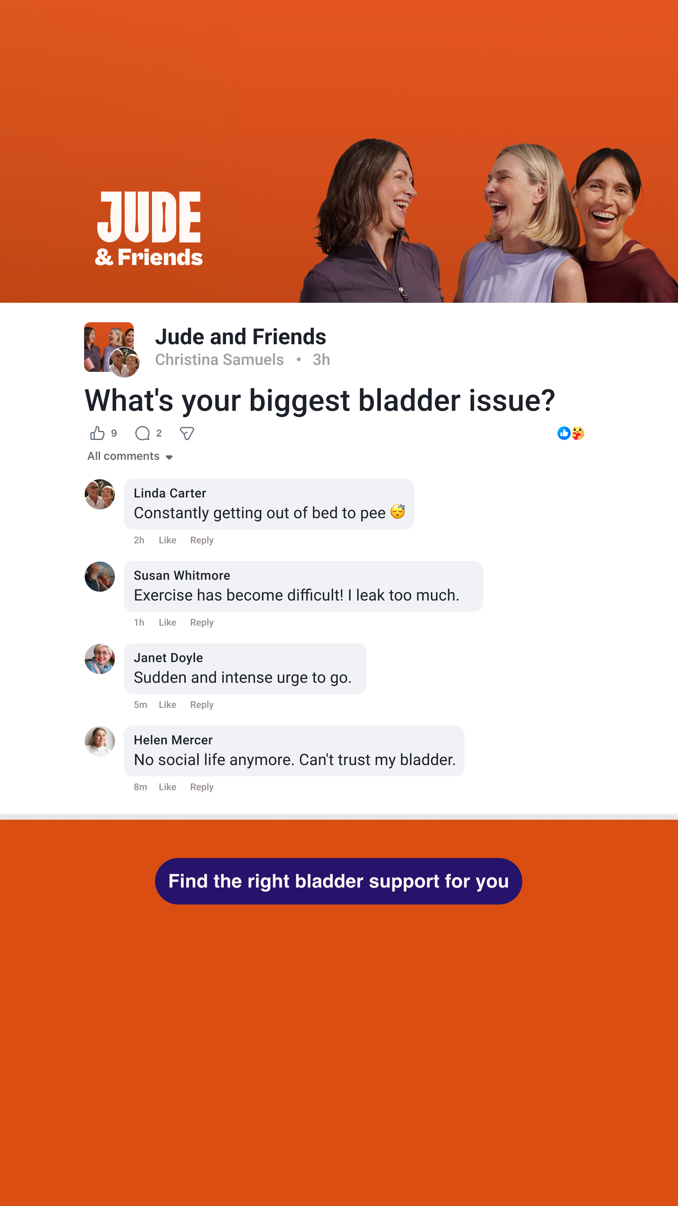 Jude Facebook ad