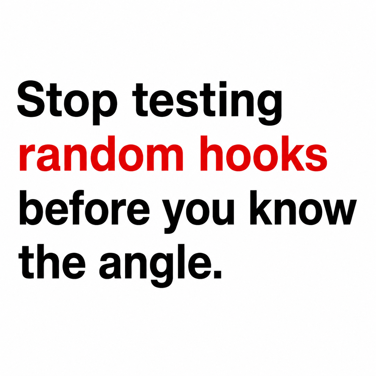 Anglestic Facebook ad