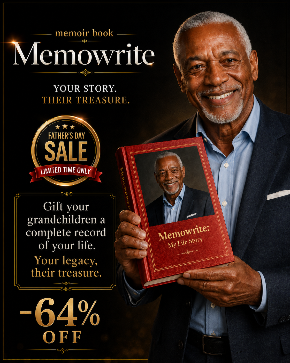 Memowrite Facebook ad