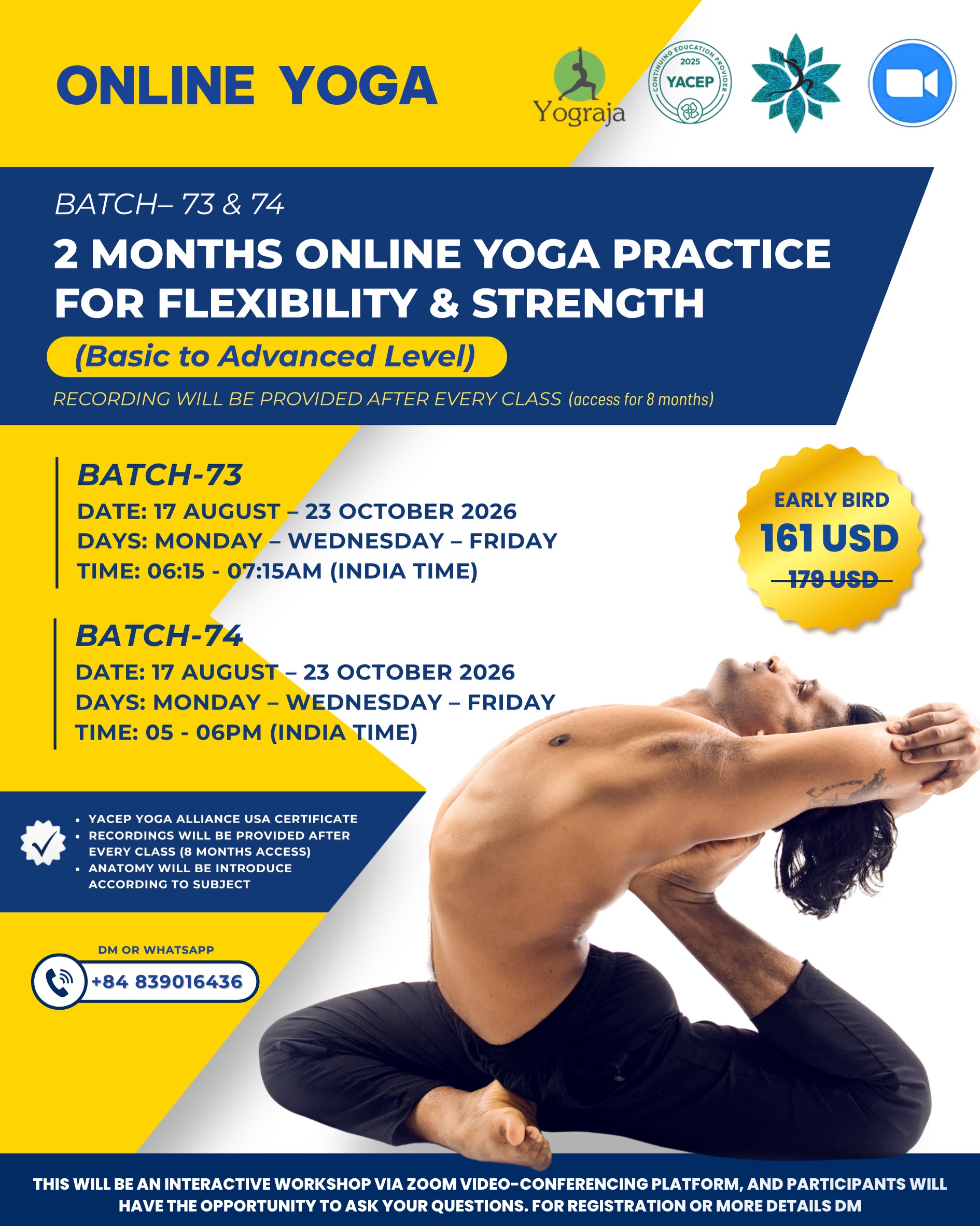 Yograja Facebook ad