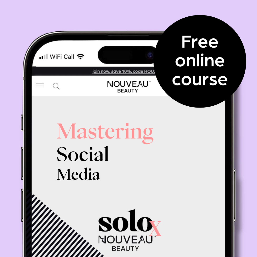 Nouveau Beauty Facebook ad: Take your business to the next level
