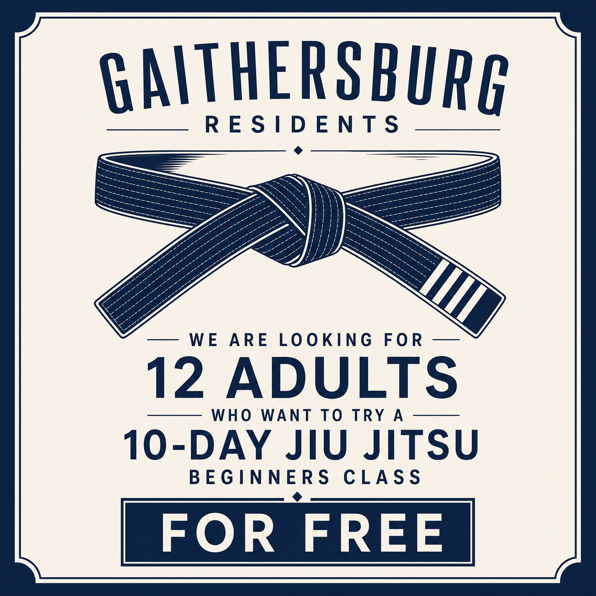 Infinite Brazilian Jiu Jitsu Facebook ad