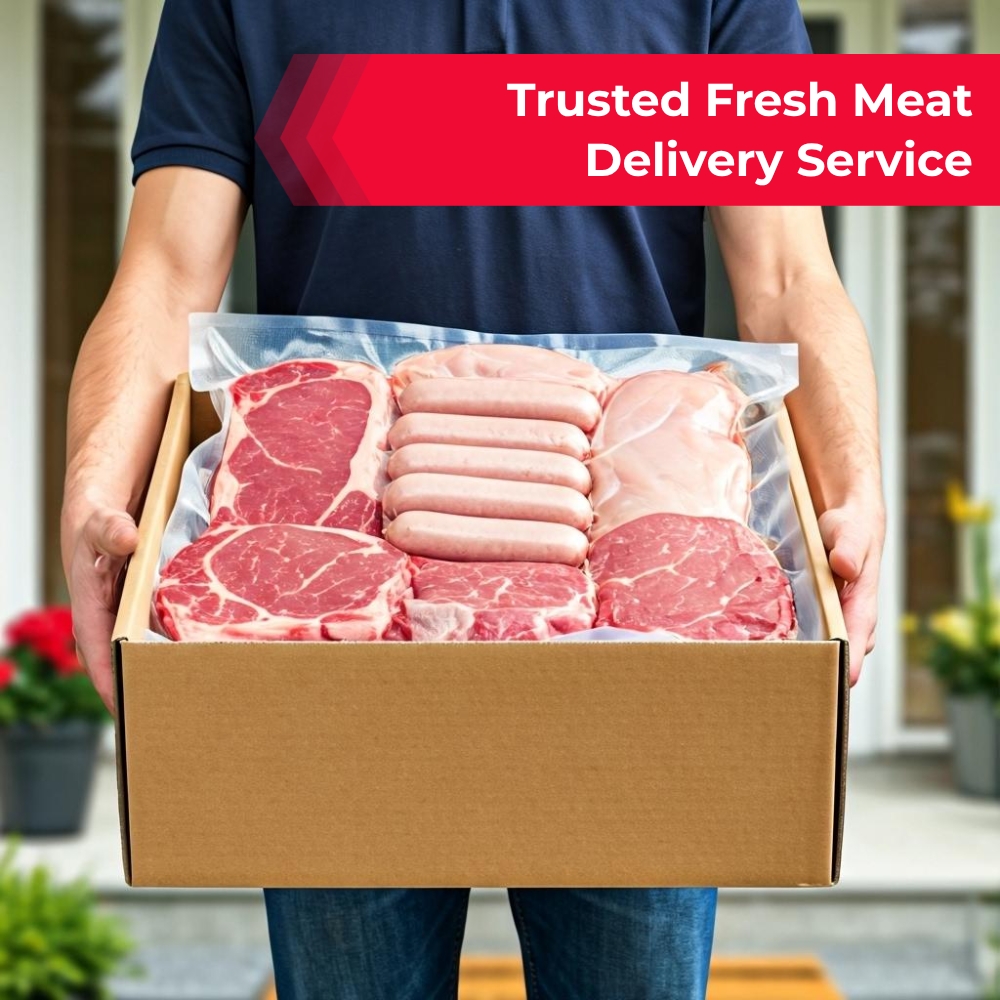 SmartSearches Viewlink Facebook ad: Trusted Fresh Meat Delivery Service.