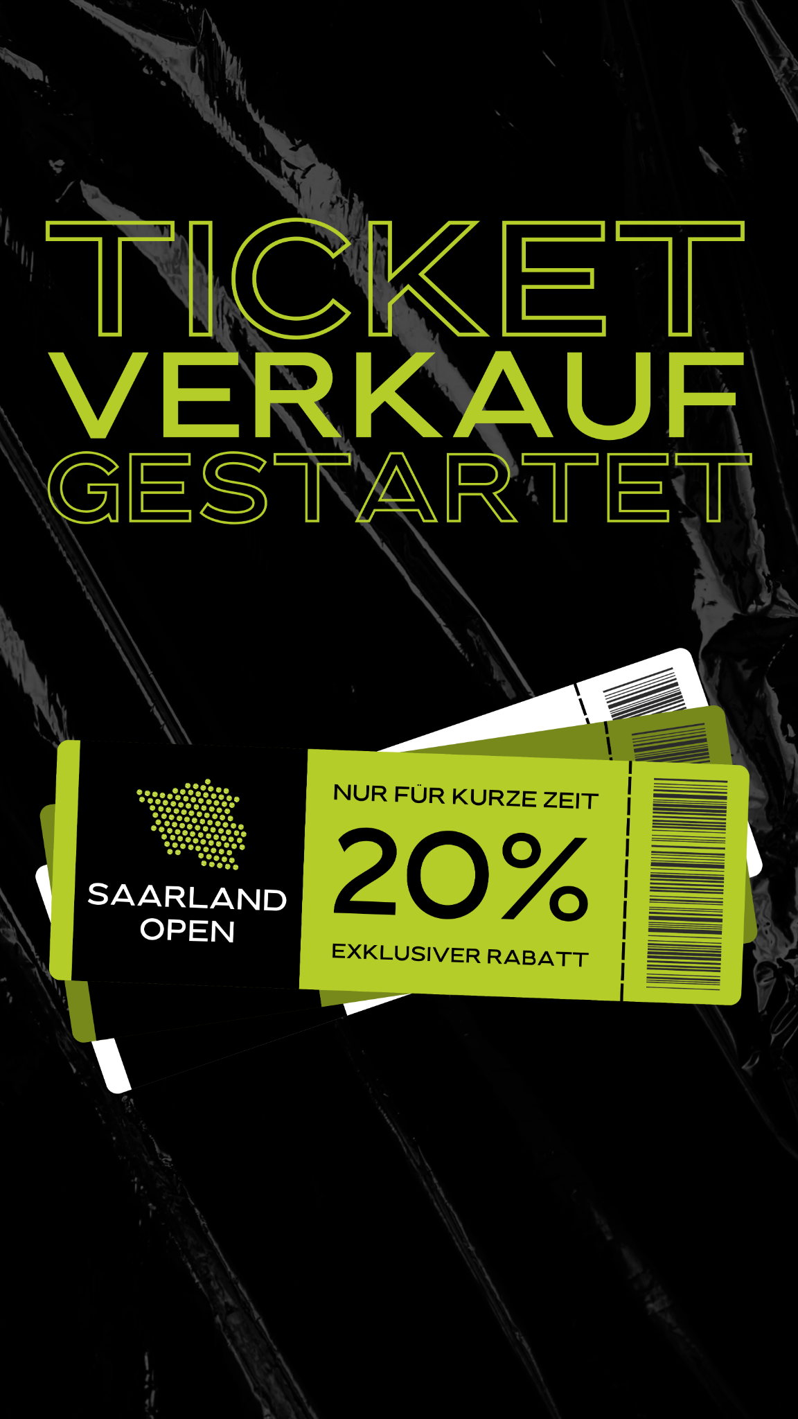 Saarland Open Facebook ad from Mar 10, 2026
