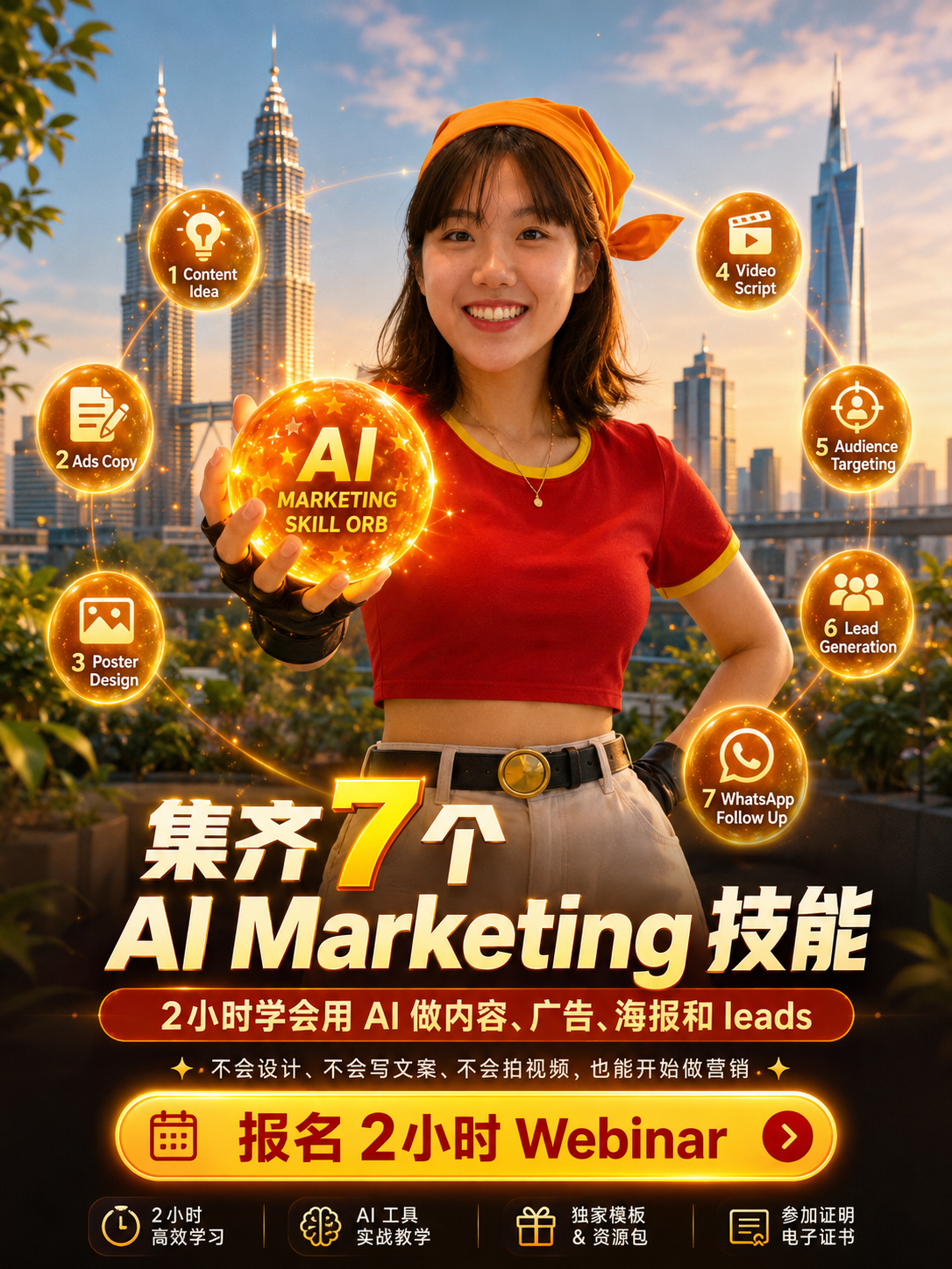 Masterclass by SUMA College Facebook ad: 0 基础 AI 数码营销线上分享会