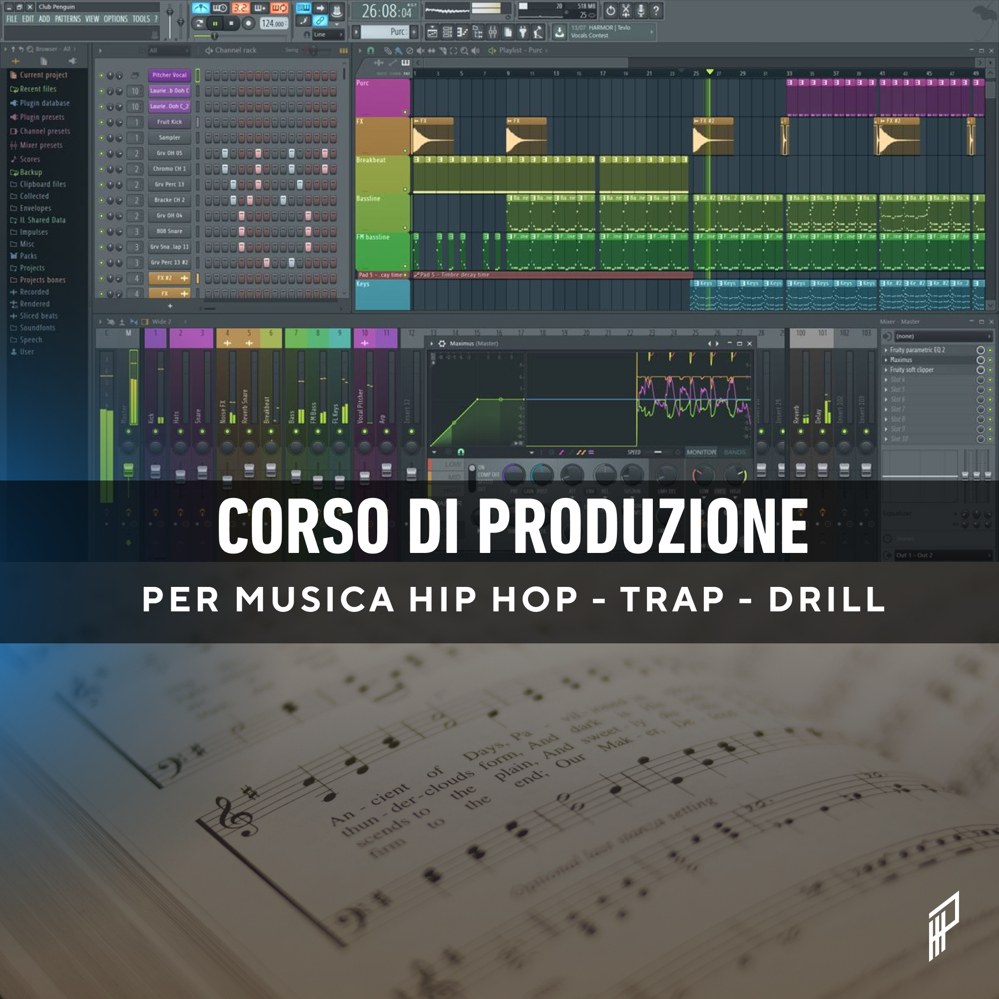 Produzione Hip Hop Facebook ad: Corso di composizione hip hop