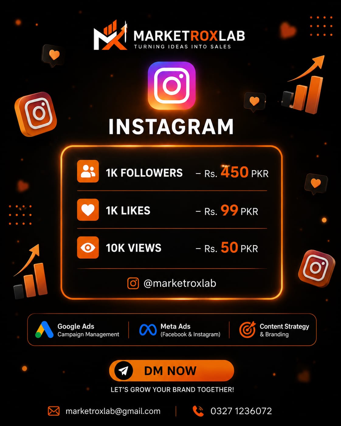marketroxlab Facebook ad: Grow Your Social Media Today