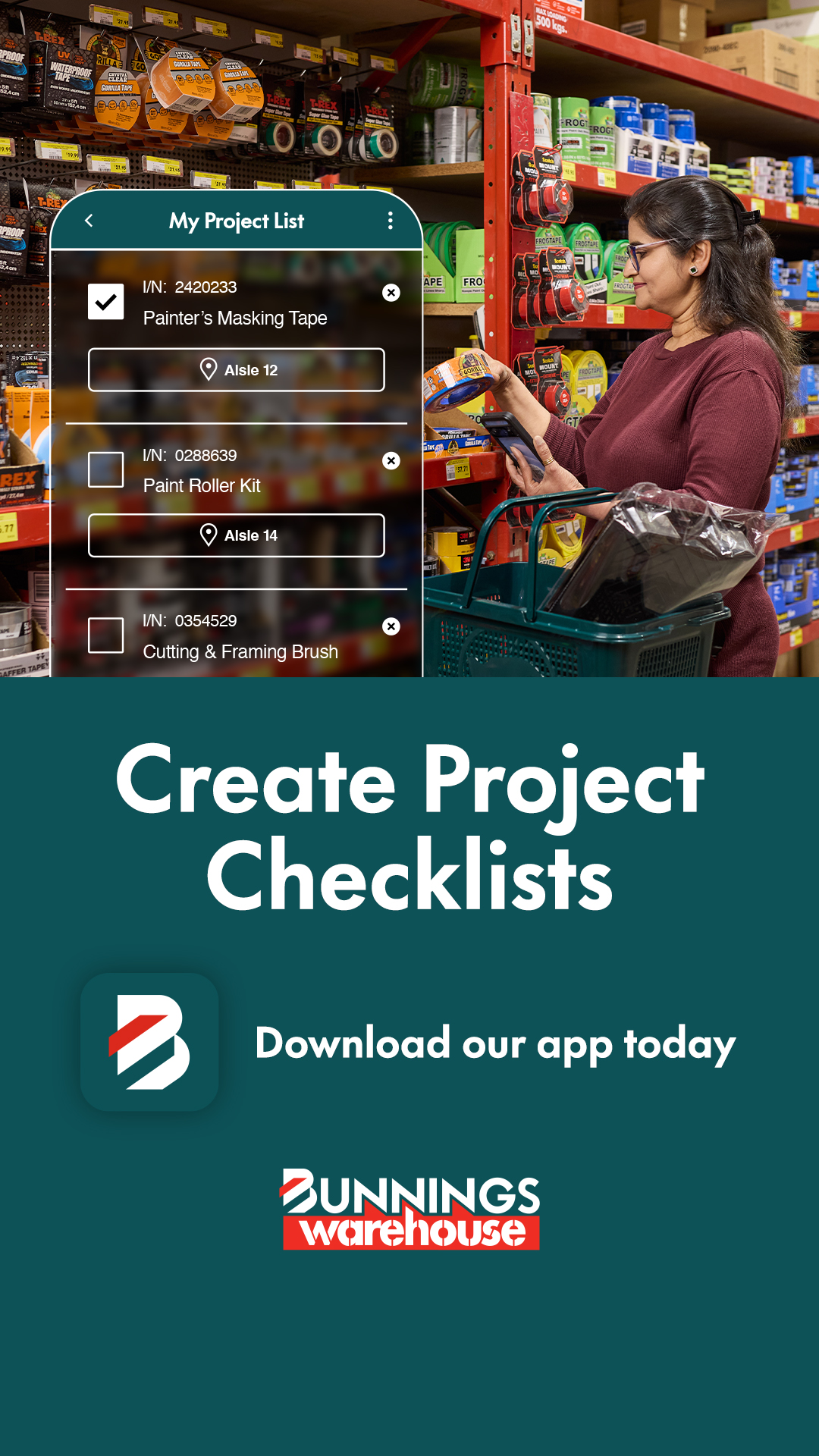 Bunnings Warehouse Australia Facebook ad