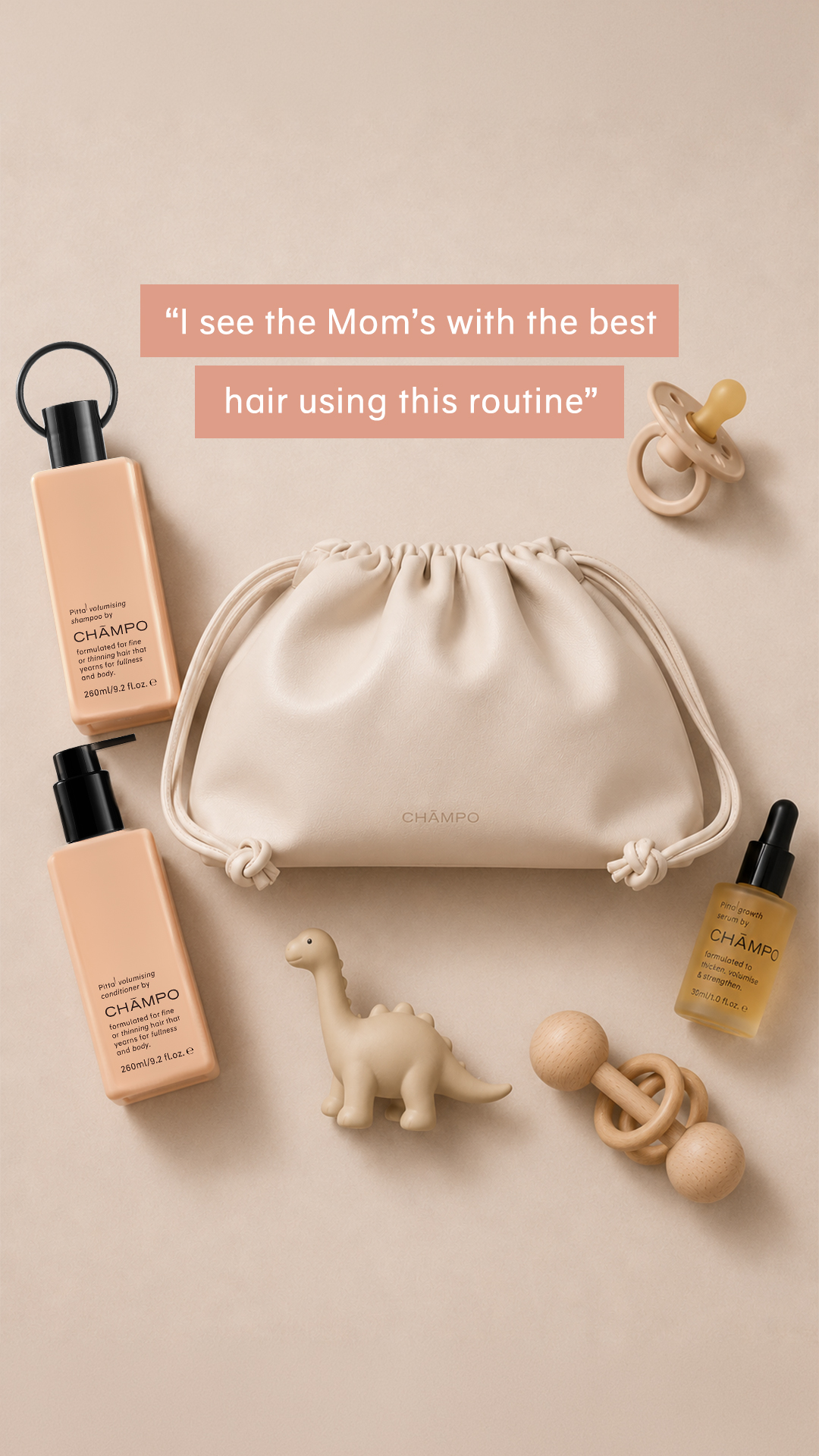 Chāmpo Haircare Facebook ad